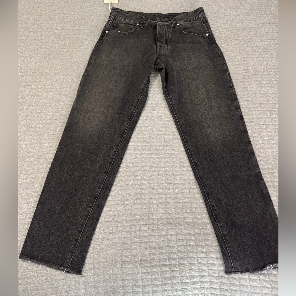 Nine in the Morning Living Man Carrot Fit Black Jeans Size 32W 30L